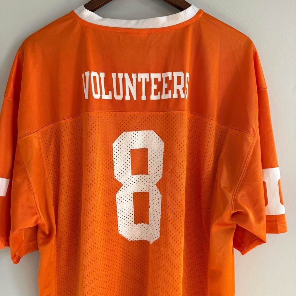 Men's Tennessee Orange V-Neck Football Jersey - Picture 7 of 9